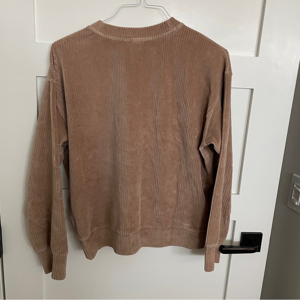 H&M oversize fit corduroy sweater sz S - Picture 2 of 5